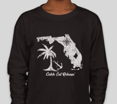 Youth Long Sleeve FL Destination Design T-shirt