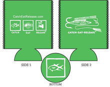Load image into Gallery viewer, Catch Eat Release Neoprene Beverage Sleeve