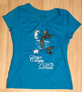 Glistening Mermaid Slub Jersey T-shirt