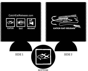 Catch Eat Release Neoprene Beverage Sleeve
