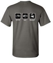 Load image into Gallery viewer, Catch Eat Release Novelty T-shirt