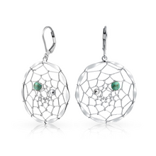Load image into Gallery viewer, Dream Catcher Leverback Earrings