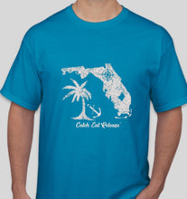 Load image into Gallery viewer, FL Destination Design Catch Eat Release T-shirt