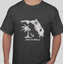 Load image into Gallery viewer, FL Destination Design Catch Eat Release T-shirt
