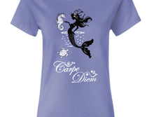 Load image into Gallery viewer, Glistening Mermaid Vneck Tshirt