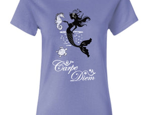 Glistening Mermaid Vneck Tshirt