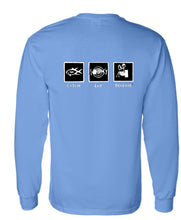 Load image into Gallery viewer, Catch Eat Release Novelty Long Sleeve T-Shirt