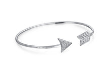 Load image into Gallery viewer, Arrow Stackable Bangle Bracelet