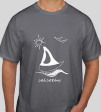 Load image into Gallery viewer, Sailboat Design Vintage T-Shirt