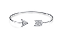 Load image into Gallery viewer, Arrow Stackable Bangle Bracelet