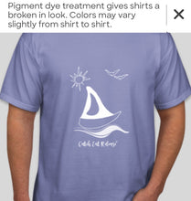 Load image into Gallery viewer, Sailboat Design Vintage T-Shirt