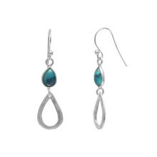 Load image into Gallery viewer, Turquoise Sterling Silver Earrings