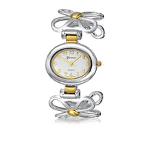 Load image into Gallery viewer, Daisy Cuff Watch Two Tone