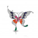 Colorful Butterfly Brooch Pin
