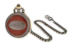 Load image into Gallery viewer, Antique Style Grandfather Pocket Watch