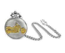 Load image into Gallery viewer, Motorcycle Pocket Watch