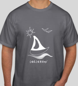 Sailboat Design Vintage T-Shirt
