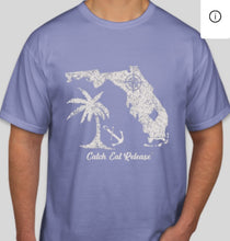 Load image into Gallery viewer, FL Destination Design Catch Eat Release T-shirt