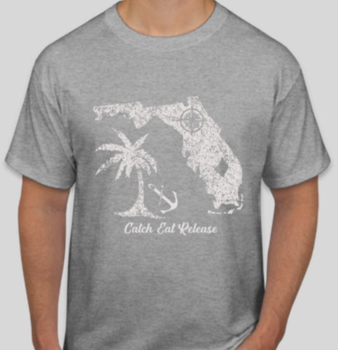 Florida Destination Design Catch Eat Release T-shirt