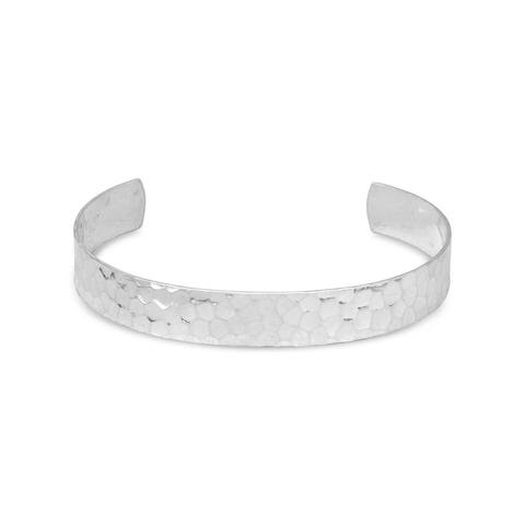 Sterling Silver Hammered Cuff